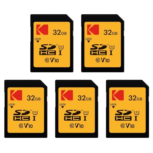 KODAK SDHC-Speicherkarten Ultra High Speed – 32 GB, 5 Stück KODAK SDHC-Speicherkarten Ultra High Speed – 32 GB, 5 Stück von KODAK