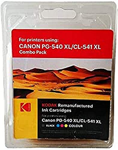 Kodak Supplies 185C054017 Tinte (2) 600 Seiten schwarz und 400 Seiten color 21ml schwarz und 15ml color multicolor passend für Canon MG3150 kompatibel zu 522(2/6)B005 von KODAK