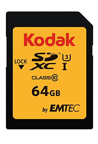 Kodak Ultra SD-Speicherkarte 64GB, UHS-I U3 V30, Class10, Lesegeschwindigkeit bis 95MB/s und Schreibgeschwindigkeit bis 85MB/s Kodak Ultra SD-Speicherkarte 64GB, UHS-I U3 V30, Class10, Lesegeschwindigkeit bis 95MB/s und Schreibgeschwindigkeit bis 85MB/s von KODAK
