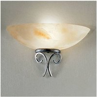 Gebraucht] Kögl Wandleuchte Dana Wandlampe Lampe Leuchte e 27 Handbemalt Glasschirm Amber B-Ware von KÖGL