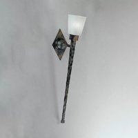 Kögl - gebraucht] Wandfackel Antico Rost Gold Scavoglas Kelchform Wandleuchte Wandlampe La505 B-Ware von KÖGL