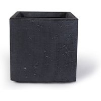 Köhko - Blumenkübel aus Fiberglas Pflanztopf 40x40x41 cm dunkelgrau Quadrat Köhko - Blumenkübel aus Fiberglas Pflanztopf 40x40x41 cm dunkelgrau Quadrat von KÖHKO