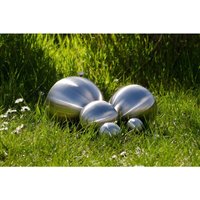 Dekokugel 3-58 cm (Größe 10 cm) matt aus hochwertigem Edelstahl Gartenkugel Teichkugel Gr. 10 cm - Köhko von KÖHKO