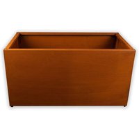 Designer Hochbeet Rahmen (Ohne Boden) aus Cortenstahl als Bausatz trog 150x40x50cm - Köhko von KÖHKO