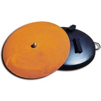 Feuerschale ø 79 cm mit Deckel 80cm- Beine Anti-Rost lackiert - mit klappbare und abnehmbare Beine - Köhko von KÖHKO