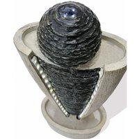 Gartenbrunnen Springbrunnen Trophäe mit LED-Beleuchtung Wasserspiele für Outdoor + Indoor Gartenbrunnen Zimmerbrunnen 17002 - Köhko von KÖHKO