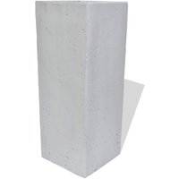 Blumenkübel aus Fiberglas Pflanzkübel Blumentopf 20x20x52 cm Elfenbeinfarben Säuletopf - Köhko Blumenkübel aus Fiberglas Pflanzkübel Blumentopf 20x20x52 cm Elfenbeinfarben Säuletopf - Köhko von KÖHKO