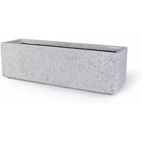 Köhko - Blumenkübel aus Fiberglas neuartiges Stein-Optik Pflanzkübel 100x40x40 cm Elfenbeinfarben Trog Köhko - Blumenkübel aus Fiberglas neuartiges Stein-Optik Pflanzkübel 100x40x40 cm Elfenbeinfarben Trog von KÖHKO