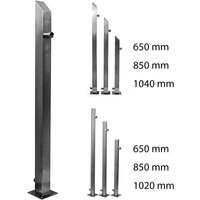 Wassersäule 1040 mm aus Edelstahl V2A Wasserzapfstelle Gartenzapfstelle 45021-104 - Köhko von KÖHKO
