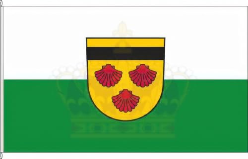 KÖNIGSBANNER Zertifizierte Flagge Fahne Ahrbrück - AW 20 x 30cm - Kleinfahne mit zwei Befestigungsbändern aus deutscher Flaggen-Manufaktur KÖNIGSBANNER Zertifizierte Flagge Fahne Ahrbrück - AW 20 x 30cm - Kleinfahne mit zwei Befestigungsbändern aus deutscher Flaggen-Manufaktur von KÖNIGSBANNER