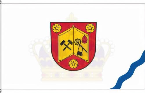 KÖNIGSBANNER Zertifizierte Flagge Fahne Antweiler - AW 120 x 300cm - Bannerflagge mit Holzquerstab und Met.Karabinerhaken aus deutscher Flaggen-Manufaktur KÖNIGSBANNER Zertifizierte Flagge Fahne Antweiler - AW 120 x 300cm - Bannerflagge mit Holzquerstab und Met.Karabinerhaken aus deutscher Flaggen-Manufaktur von KÖNIGSBANNER