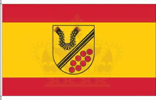 KÖNIGSBANNER Zertifizierte Flagge Fahne Asendorf - DH 40 x 60cm - Kleinflagge doppelt gesäumt mit Hohlsaum für Stab aus deutscher Flaggen-Manufaktur KÖNIGSBANNER Zertifizierte Flagge Fahne Asendorf - DH 40 x 60cm - Kleinflagge doppelt gesäumt mit Hohlsaum für Stab aus deutscher Flaggen-Manufaktur von KÖNIGSBANNER