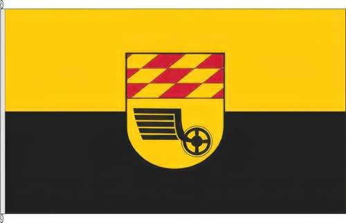 KÖNIGSBANNER Zertifizierte Flagge Fahne Aulendorf - RV 150 x 400cm - Bannerflagge mit Holzquerstab und Met.Karabinerhaken aus deutscher Flaggen-Manufaktur KÖNIGSBANNER Zertifizierte Flagge Fahne Aulendorf - RV 150 x 400cm - Bannerflagge mit Holzquerstab und Met.Karabinerhaken aus deutscher Flaggen-Manufaktur von KÖNIGSBANNER
