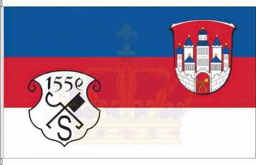 KÖNIGSBANNER Zertifizierte Flagge Fahne Bad Sooden-Allendorf - ESW 30 x 45cm - Autoflagge doppelt gesäumt mit premium Halterung aus deutscher Flaggen-Manufaktur KÖNIGSBANNER Zertifizierte Flagge Fahne Bad Sooden-Allendorf - ESW 30 x 45cm - Autoflagge doppelt gesäumt mit premium Halterung aus deutscher Flaggen-Manufaktur von KÖNIGSBANNER