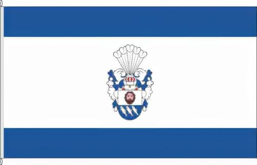 KÖNIGSBANNER Zertifizierte Flagge Fahne Bartelshagen II b. Barth - NVP 80 x 200cm- Bannerflagge mit Holzquerstab und Met.Karabinerhaken aus deutscher Flaggen-Manufaktur KÖNIGSBANNER Zertifizierte Flagge Fahne Bartelshagen II b. Barth - NVP 80 x 200cm- Bannerflagge mit Holzquerstab und Met.Karabinerhaken aus deutscher Flaggen-Manufaktur von KÖNIGSBANNER