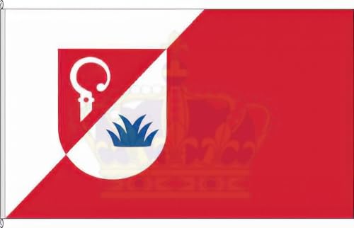 KÖNIGSBANNER Zertifizierte Flagge Fahne Bendfeld - PLÖ 20 x 30cm - Kleinfahne mit zwei Befestigungsbändern aus deutscher Flaggen-Manufaktur KÖNIGSBANNER Zertifizierte Flagge Fahne Bendfeld - PLÖ 20 x 30cm - Kleinfahne mit zwei Befestigungsbändern aus deutscher Flaggen-Manufaktur von KÖNIGSBANNER