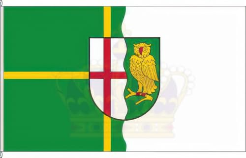 KÖNIGSBANNER Zertifizierte Flagge Fahne Daubach - KH 120 x 200cm - Hissflagge doppelt gesäumt mit Karabinerhaken aus deutscher Flaggen-Manufaktur KÖNIGSBANNER Zertifizierte Flagge Fahne Daubach - KH 120 x 200cm - Hissflagge doppelt gesäumt mit Karabinerhaken aus deutscher Flaggen-Manufaktur von KÖNIGSBANNER