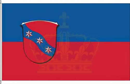 KÖNIGSBANNER Zertifizierte Flagge Fahne Erbach - ERB 150 x 400cm - Bannerflagge mit Holzquerstab und Met.Karabinerhaken aus deutscher Flaggen-Manufaktur KÖNIGSBANNER Zertifizierte Flagge Fahne Erbach - ERB 150 x 400cm - Bannerflagge mit Holzquerstab und Met.Karabinerhaken aus deutscher Flaggen-Manufaktur von KÖNIGSBANNER