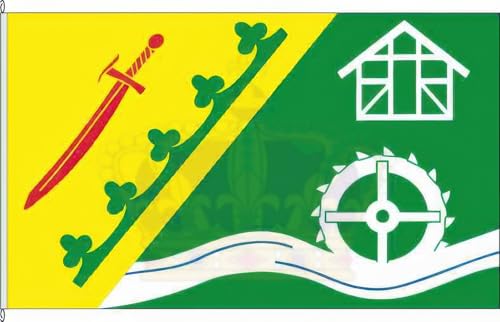 KÖNIGSBANNER Zertifizierte Flagge Fahne Groß Boden - RZ 120 x 300cm - Bannerflagge mit Holzquerstab und Met.Karabinerhaken aus deutscher Flaggen-Manufaktur KÖNIGSBANNER Zertifizierte Flagge Fahne Groß Boden - RZ 120 x 300cm - Bannerflagge mit Holzquerstab und Met.Karabinerhaken aus deutscher Flaggen-Manufaktur von KÖNIGSBANNER