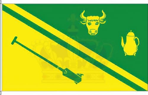 KÖNIGSBANNER Zertifizierte Flagge Fahne Haselund - NF 40 x 250cm - Anwesenheitsbanner mit Holzquerstab und Met.Haken aus deutscher Flaggen-Manufaktur KÖNIGSBANNER Zertifizierte Flagge Fahne Haselund - NF 40 x 250cm - Anwesenheitsbanner mit Holzquerstab und Met.Haken aus deutscher Flaggen-Manufaktur von KÖNIGSBANNER