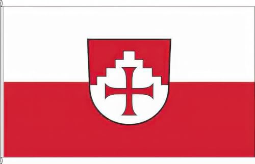 KÖNIGSBANNER Zertifizierte Flagge Fahne Horgenzell - RV 120 x 300cm - Bannerflagge mit Holzquerstab und Met.Karabinerhaken aus deutscher Flaggen-Manufaktur KÖNIGSBANNER Zertifizierte Flagge Fahne Horgenzell - RV 120 x 300cm - Bannerflagge mit Holzquerstab und Met.Karabinerhaken aus deutscher Flaggen-Manufaktur von KÖNIGSBANNER