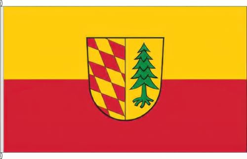 KÖNIGSBANNER Zertifizierte Flagge Fahne Königseggwald - RV 40 x 250cm - Anwesenheitsbanner mit Holzquerstab und Met.Haken aus deutscher Flaggen-Manufaktur KÖNIGSBANNER Zertifizierte Flagge Fahne Königseggwald - RV 40 x 250cm - Anwesenheitsbanner mit Holzquerstab und Met.Haken aus deutscher Flaggen-Manufaktur von KÖNIGSBANNER