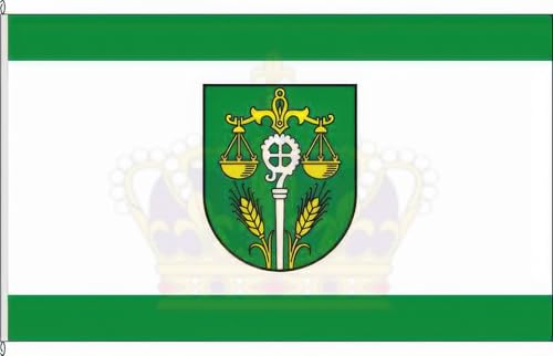 KÖNIGSBANNER Zertifizierte Flagge Fahne Midlum - NF 120 x 300cm - Bannerflagge mit Holzquerstab und Met.Karabinerhaken aus deutscher Flaggen-Manufaktur KÖNIGSBANNER Zertifizierte Flagge Fahne Midlum - NF 120 x 300cm - Bannerflagge mit Holzquerstab und Met.Karabinerhaken aus deutscher Flaggen-Manufaktur von KÖNIGSBANNER