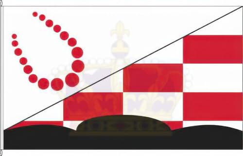 KÖNIGSBANNER Zertifizierte Flagge Fahne Niederwörresbach - BIR 80 x 200cm- Bannerflagge mit Holzquerstab und Met.Karabinerhaken aus deutscher Flaggen-Manufaktur KÖNIGSBANNER Zertifizierte Flagge Fahne Niederwörresbach - BIR 80 x 200cm- Bannerflagge mit Holzquerstab und Met.Karabinerhaken aus deutscher Flaggen-Manufaktur von KÖNIGSBANNER