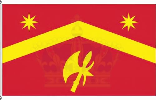 KÖNIGSBANNER Zertifizierte Flagge Fahne Norddeich - HEI 40 x 250cm - Anwesenheitsbanner mit Holzquerstab und Met.Haken aus deutscher Flaggen-Manufaktur KÖNIGSBANNER Zertifizierte Flagge Fahne Norddeich - HEI 40 x 250cm - Anwesenheitsbanner mit Holzquerstab und Met.Haken aus deutscher Flaggen-Manufaktur von KÖNIGSBANNER