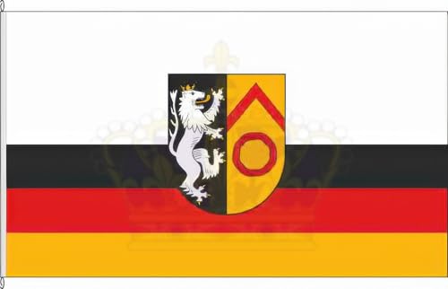 KÖNIGSBANNER Zertifizierte Flagge Fahne Oberhausen an der Nahe - KH 40 x 250cm - Anwesenheitsbanner mit Holzquerstab und Met.Haken aus deutscher Flaggen-Manufaktur KÖNIGSBANNER Zertifizierte Flagge Fahne Oberhausen an der Nahe - KH 40 x 250cm - Anwesenheitsbanner mit Holzquerstab und Met.Haken aus deutscher Flaggen-Manufaktur von KÖNIGSBANNER