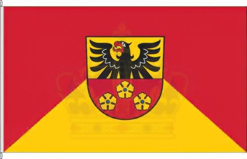 KÖNIGSBANNER Zertifizierte Flagge Fahne Rech - AW 120 x 300cm - Bannerflagge mit Holzquerstab und Met.Karabinerhaken aus deutscher Flaggen-Manufaktur KÖNIGSBANNER Zertifizierte Flagge Fahne Rech - AW 120 x 300cm - Bannerflagge mit Holzquerstab und Met.Karabinerhaken aus deutscher Flaggen-Manufaktur von KÖNIGSBANNER
