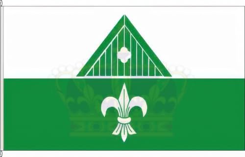 KÖNIGSBANNER Zertifizierte Flagge Fahne Rendswühren - PLÖ 80 x 200cm- Bannerflagge mit Holzquerstab und Met.Karabinerhaken aus deutscher Flaggen-Manufaktur KÖNIGSBANNER Zertifizierte Flagge Fahne Rendswühren - PLÖ 80 x 200cm- Bannerflagge mit Holzquerstab und Met.Karabinerhaken aus deutscher Flaggen-Manufaktur von KÖNIGSBANNER