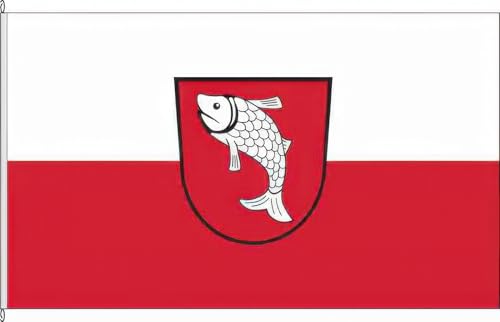 KÖNIGSBANNER Zertifizierte Flagge Fahne Riedhausen - RV 30 x 45cm - Autoflagge doppelt gesäumt mit premium Halterung aus deutscher Flaggen-Manufaktur KÖNIGSBANNER Zertifizierte Flagge Fahne Riedhausen - RV 30 x 45cm - Autoflagge doppelt gesäumt mit premium Halterung aus deutscher Flaggen-Manufaktur von KÖNIGSBANNER