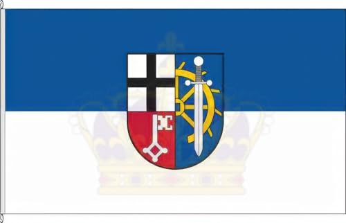 KÖNIGSBANNER Zertifizierte Flagge Fahne Sankt Katharinen - KH 100 x 150cm - Hissflagge doppelt gesäumt mit Karabinerhaken aus deutscher Flaggen-Manufaktur KÖNIGSBANNER Zertifizierte Flagge Fahne Sankt Katharinen - KH 100 x 150cm - Hissflagge doppelt gesäumt mit Karabinerhaken aus deutscher Flaggen-Manufaktur von KÖNIGSBANNER