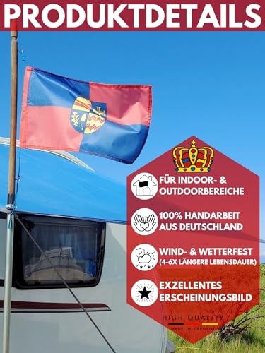 KÖNIGSBANNER Zertifizierte Flagge Fahne Wremen - CUX 40 x 250cm - Anwesenheitsbanner mit Holzquerstab und Met.Haken aus deutscher Flaggen-Manufaktur KÖNIGSBANNER Zertifizierte Flagge Fahne Wremen - CUX 40 x 250cm - Anwesenheitsbanner mit Holzquerstab und Met.Haken aus deutscher Flaggen-Manufaktur von KÖNIGSBANNER