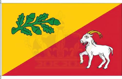 KÖNIGSBANNER Zertifizierte Flagge Fahne Ziegenhain - AK 100 x 150cm - Hissflagge doppelt gesäumt mit Karabinerhaken aus deutscher Flaggen-Manufaktur KÖNIGSBANNER Zertifizierte Flagge Fahne Ziegenhain - AK 100 x 150cm - Hissflagge doppelt gesäumt mit Karabinerhaken aus deutscher Flaggen-Manufaktur von KÖNIGSBANNER