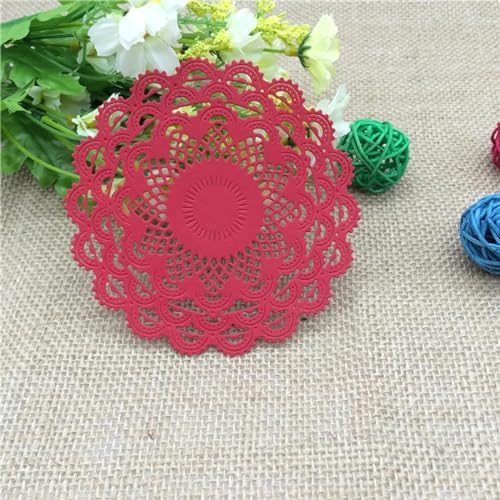 Schablonen zur Kartenherstellung, 10,5 x 10,5 cm, Spitze, Metall, Schablone für Scrapbooking, Alben, Prägung, Papier, Karten, Dekoration Schablonen zur Kartenherstellung, 10,5 x 10,5 cm, Spitze, Metall, Schablone für Scrapbooking, Alben, Prägung, Papier, Karten, Dekoration von KOFORULAIG
