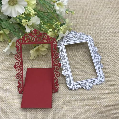 Scrapbooking-Vorlagen, 6,9 x 9,8 cm, Spitzen-Metall-Stanzformen für Scrapbooking, Prägung, Fotoalbum, Karten, Dekor-Schablonen Scrapbooking-Vorlagen, 6,9 x 9,8 cm, Spitzen-Metall-Stanzformen für Scrapbooking, Prägung, Fotoalbum, Karten, Dekor-Schablonen von KOFORULAIG