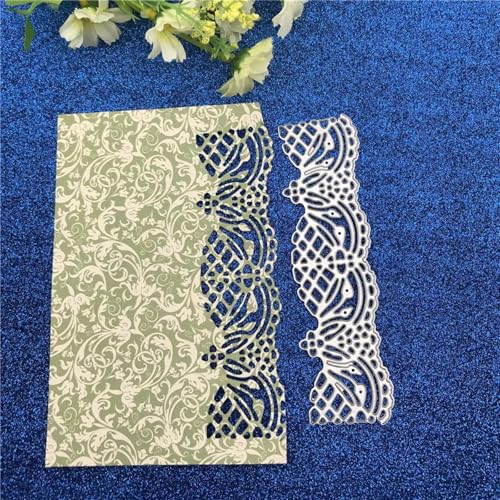 Stanzform für Scrapbooking, Spitzenrand, Metall-Stanzformen, Hintergrund, Torschablone für Scrapbooking, Album, Prägung, Papierkarten, Dekoration, Basteln, 13,7 x 3,9 cm Stanzform für Scrapbooking, Spitzenrand, Metall-Stanzformen, Hintergrund, Torschablone für Scrapbooking, Album, Prägung, Papierkarten, Dekoration, Basteln, 13,7 x 3,9 cm von KOFORULAIG