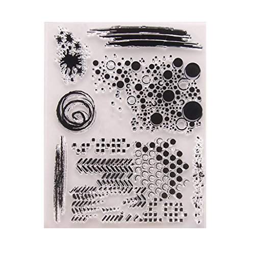 Kofun DIY Scrapbooking Transparente Stempel Silikon Gummi Klar Blatt DIY Karte Geschenk Handwerk von Kofun
