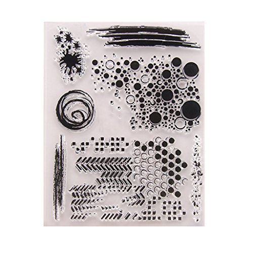 Kofun DIY Scrapbooking Transparente Stempel Silikon Gummi Klar Blatt DIY Karte Geschenk Handwerk Kofun DIY Scrapbooking Transparente Stempel Silikon Gummi Klar Blatt DIY Karte Geschenk Handwerk von KOFUN
