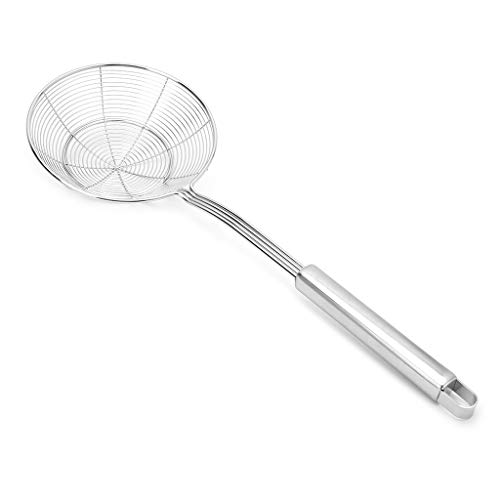 Solid Spider Strainer Skimmer Ladle Stainless Steel Kitchen Utensil Tool Solid Spider Strainer Skimmer Ladle Stainless Steel Kitchen Utensil Tool von KOFUN