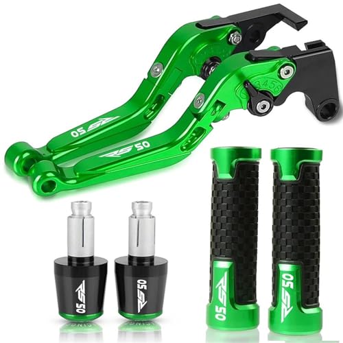 KOHLLS Bremskupplungshebel Für RS 50 RS50 1999 2000 2001 2002 2003 2004 2005 Motorrad CNC Bremskupplungshebel Lenkerknöpfe Griff Handgriffe(F) von KOHLLS