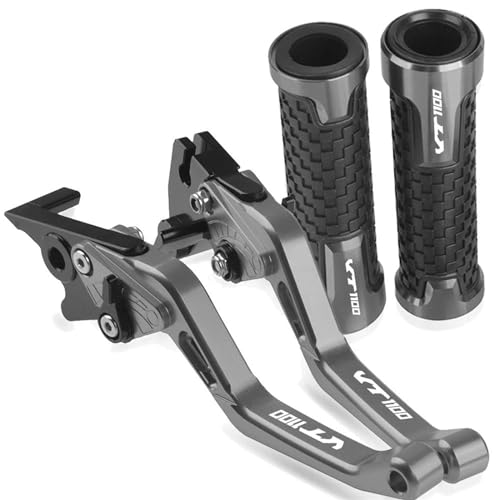 KOHLLS Bremskupplungshebel Für VT1100 VT 1100 1995-2007 2006 Motorradzubehör CNC Aluminium Bremskupplungshebel Lenkerknöpfe Griff Handgriff(E) von KOHLLS