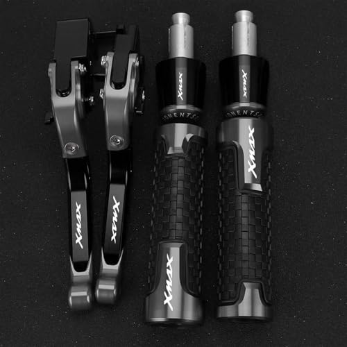 KOHLLS Bremskupplungshebel Für X-MAX 400 2016 2017 2018 2019 X-Max400 X MAX Xmax 400 Motorrad CNC Einstellbare Bremse Kupplungshebel Lenkergriffe(D) von KOHLLS