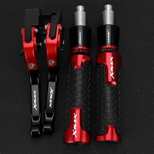 KOHLLS Bremskupplungshebel Für X-MAX 400 2016 2017 2018 2019 X-Max400 X MAX Xmax 400 Motorrad CNC Einstellbare Bremse Kupplungshebel Lenkergriffe(O) von KOHLLS