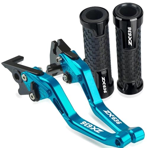 KOHLLS Bremskupplungshebel Motorradzubehör Kupplungsbremshebel CNC-Aluminium Ausziehbare Verstellbare Hebel Für ZX636 ZX 636 2019–2020 ZX-636(E) von KOHLLS