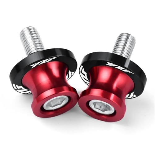KOHLLS Schwingenspulen Schieberschrauben Motorrad 6MM CNC Aluminium Schwinge Spulen Stand Schrauben Slider Für YZF R3 R25 R6 R1 R25 2013-2019 2020 2021(E) von KOHLLS