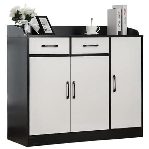 Anrichte Mit Anrichte Einfache Moderne Wohnzimmer Küche Schrank Weinschrank Vorbereitungsschrank Teeschrank Side Schrank Buffetschrank(100 * 40 * 90cm) von KOHUS