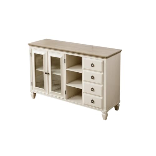 Anrichte Mit Massivholz Küchenschrank Home Buffet Schließfächer Wohnzimmer Weinschrank Bar Geeignet für Cafés, Flure, etc. Buffetschränke von KOHUS